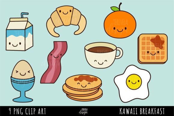 Download KAWAII BREAKFAST, KAWAII FOOD, EGGS - Food Collection