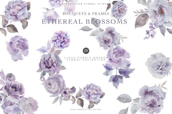 Download Light Purple Flowers Clipart Collection - Flowers Collection
