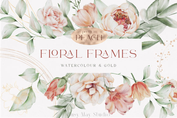 Download Flowers Rose Gold Geometric Frames PNG - Flowers Collection