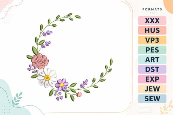 Download Floral Circle Frame Flowers - Flowers Collection