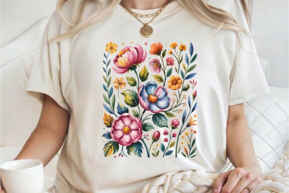 Download Boho Summer Wildflowers Sublimation PNG - Flowers Collection