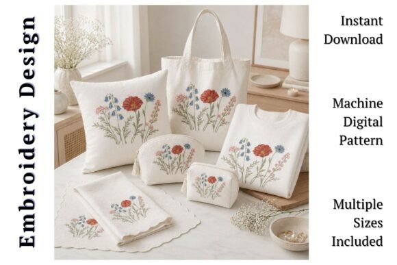 Download Botanical Meadow Flowers - Flowers Collection
